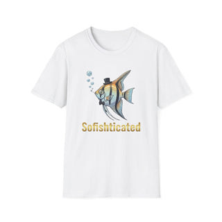 The "Sofishticated" T-Shirt | Funny Angelfish Pun Tee