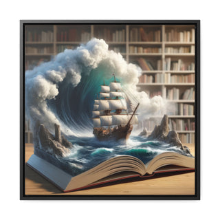 The Journey Awaits Canvas Framed