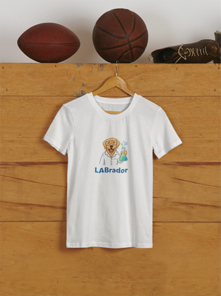 "LABrador" Scientist T-Shirt | Funny Dog & Science Pun Tee