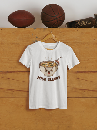 The "Miso Sleepy" T-Shirt | Funny Food Pun & Nap Time Tee