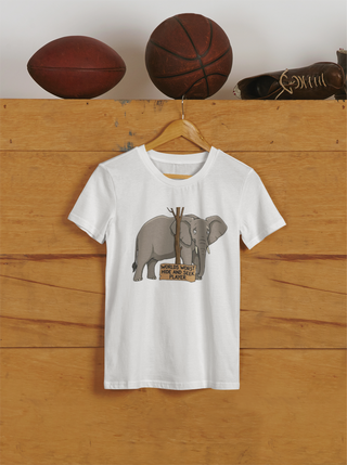 The "World's Worst Hide and Seek Player" T-Shirt | Funny Elephant Tee
