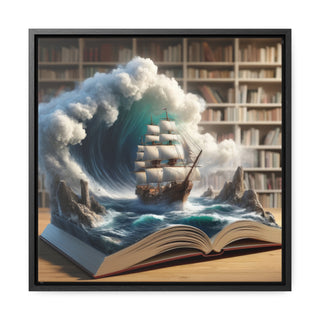 The Journey Awaits Canvas Framed