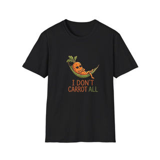 The "I Don't Carrot All" T-Shirt | Funny Vegetable Pun & Attitude Tee